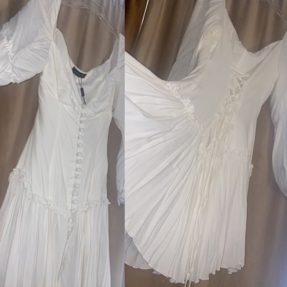 Perfect summary White Dress “Romance” Nonna Colecftion Dubai Mall NWT - Picture 13 of 17